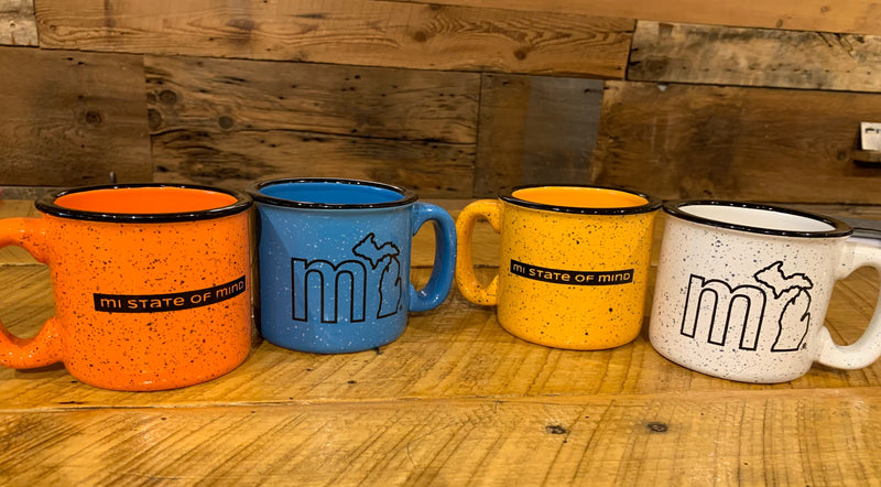 Load image into Gallery viewer, mi State of Mind Mug mi Campfire Mug (4 colors!)
