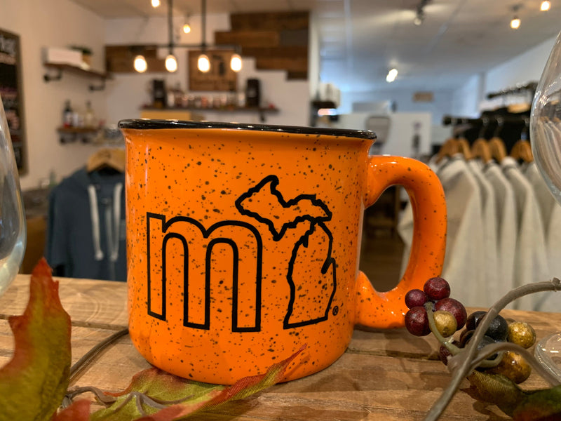 Load image into Gallery viewer, mi State of Mind Mug Orange mi Campfire Mug (4 colors!)
